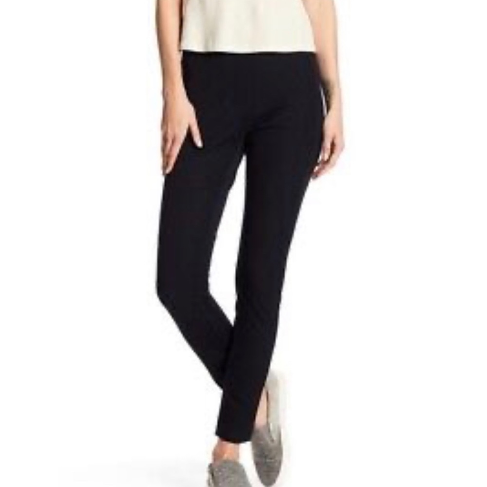 Theory navy navalene jetty slim pant size 6